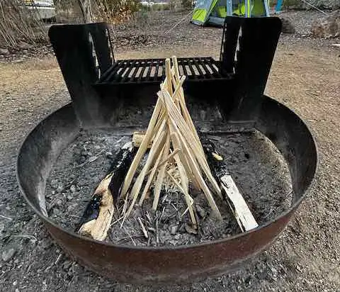 How to start a campfire safely